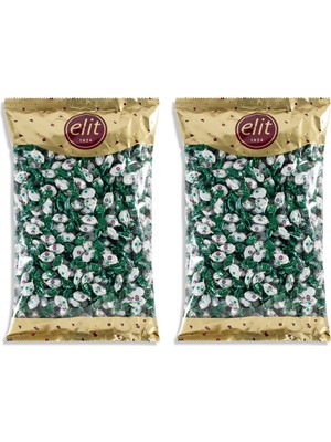 Elit Çikolata Elit Mentolit Naneli Şeker 1kg 2'li Set Glutensiz Ferahlatıcı Hediye Çikolata