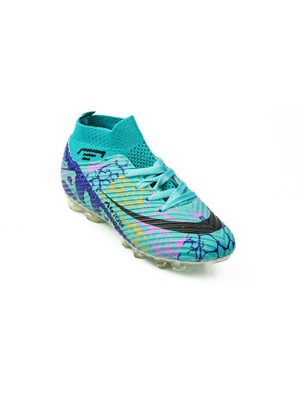 Babalı 601 Team Turkuaz Çoraplı Çocuk Krampon