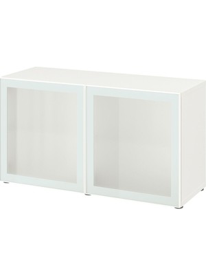 Raf Ünitesi, Beyaz-Buzlu Cam, 120X42X64 Cm, Glassvık