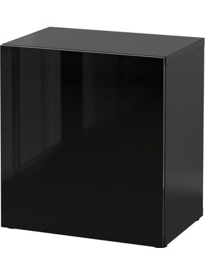 Raf Ünitesi, Venge-Parlak Cila-Siyah, 60X42X64 Cm, Selsvıken