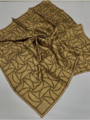 Belli Desenli Tiwil Ipek Eşarp