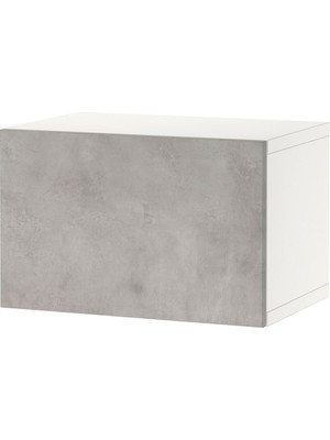 Raf Ünitesi, Beyaz-Açık Gri, 60X42X38 Cm, Kallvıken