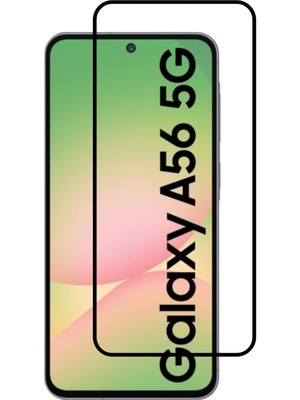 Samsung Galaxy A56 Kırılmaz Cam Tam Ekran Koruyucu 150CC Antistatik Büyük Kenar 9h Temperli Koruma