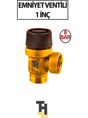 Emniyet Ventili 1 Inç 8 Bar