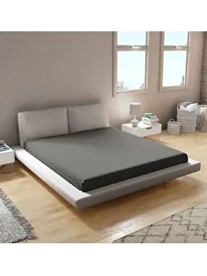 Bio Cotton %100 Pamuk Lastikli Çarşaf 180 x 200 cm Düz Penye Kumaş Özellikli Tek Çift Battal Boy