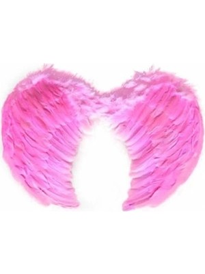Pembe Melek Kanadı Kostümü Küçük