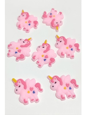 Sepetim Uncrn Silikonlu Figür 1 Adet-Pembe