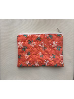 Renkli Kapitone Iç Astarlı Seyahat ve Makyaj Organizer Çantası