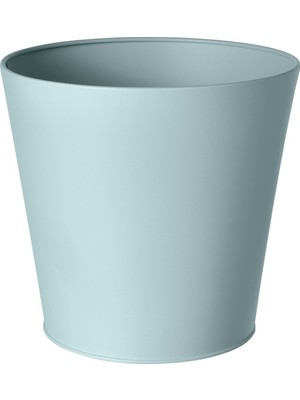 Çelik Saksı, Açık Gri-Mavi, 32 cm