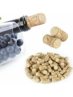 Plazma Aglomere Şişe Mantarı 50 Adet Doğal Mantar Tıpa - Şarap Şişesi Mantar Tıpası