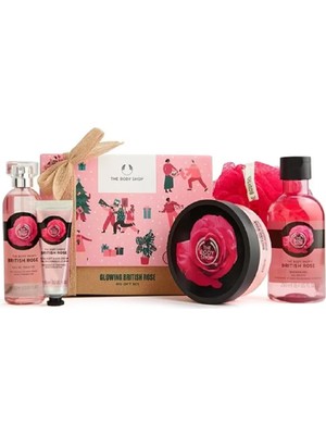 The Body Shop British Rose Ingiliz Gülü 5'li Hediye Seti Cilt Bakım