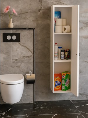 Ayvalık Dar Ince Işlevsel Boy Dolap