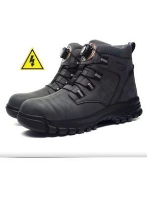 Kompozit Burun Ultra Hafif Iş Güvenlik Botu Otomatik Bağcık Delinmez Kevlar Su Geçirmez Bot