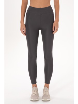 U.S. Polo Assn. Kadın Antrasit Yüksek Bel Spor Tayt 50312978-VR006