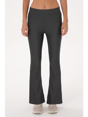 U.S. Polo Assn. Kadın Antrasit İspanyol Paça Tayt 50297274-VR006