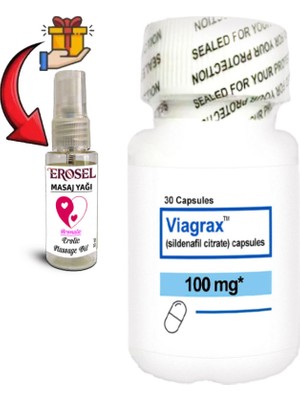 Naturalia : Viagrax Erkeklerin Performanslarına Özel 30LU +Erosel Erotikmasaj Yağı Hediye