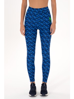 U.S. Polo Assn. Kadın Saks Tayt 50291439-VR045