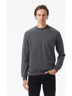 Nautica Erkek Gri Classic Fit Sweatshirt K57090T.0CN