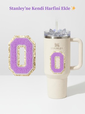 Quencher Uyumlu Premium Harf Sticker / Aksesuar – Tekstil Kaplama Kişiselleştirilmiş Tasarım