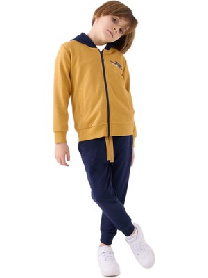 Roly Poly Erkek Çocuk Hardal Eşofman Takımı 3444-2
