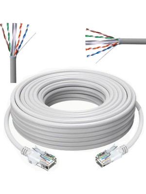 10 Metre Cat6 Internet Kablosu Utp Patch Yüksek Hız 1gbps