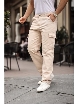 Erkek Kargo Cepli Baggy Pantolon