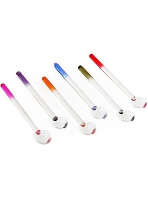 Cam Çay Kaşığı 6 Adet