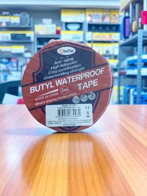 Online Home Market Deyhome 2 mt Yüksek Sıcaklık Dayanan Su Geçirmez Çatı Duvar Çatlak Onarıcı Yapışkan Bant Folyo