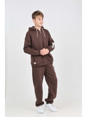 Toontoy Erkek Çocuk Kolu Baskılı Eşofman Takım