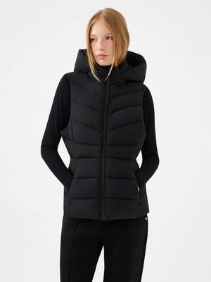 Loft Slim Fit Siyah Kadın Yelek LF2040631