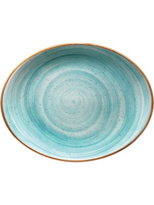 Aqua Moove Oval Kayık Tabak 31 cm