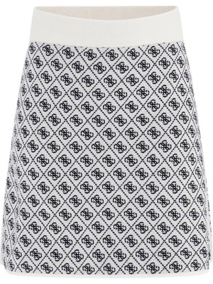 Guess Aubrey Kadın Çok Renkli A Kesim Yün Karışımlı Triko Etek W5BD81Z3JD2-F0YU