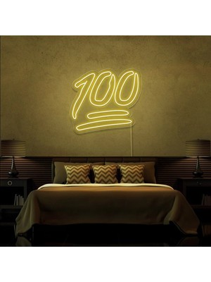 100 Yazılı Neon Tabela