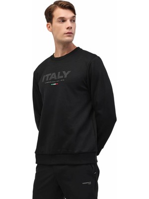 Lumberjack ml Gale 16ITL701 5pr Siyah Erkek Sweatshirt A102024103