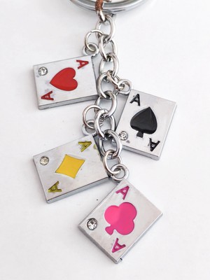 Iskambil Kağıt Serisi Metal Anahtarlık