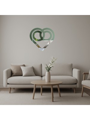 Aşk ve Doğa Temalı  Duvar Aynalı Tablosu - BRF19024-1167