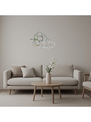 Üzüm Salkımı Tasarımlı Dekoratif Aynalı Tablo - BRF19101-5913