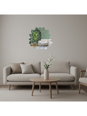 Estetik Dahlia Çiçeği Tasarımlı  Dekor - BRF16214-2217