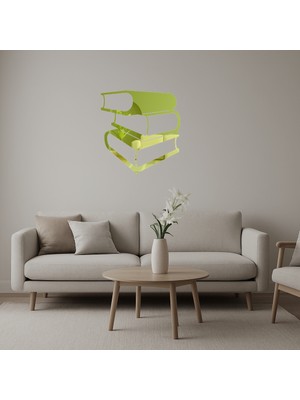 Özgür Kitaplar  Dekoratif Altın Aynalı Tablo - BRF16939-6484