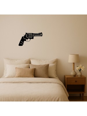 Dekoratif Polis Revolver Tablo - BRF12727-3451