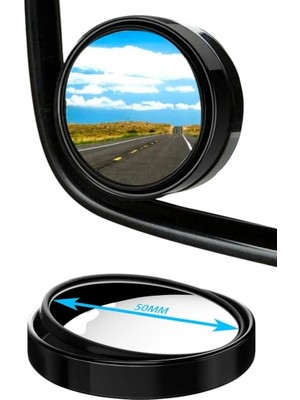 Online Home Market Deyhome Otomobil Geniş Açılı Araç Kör Nokta Dikiz Aynası Dikiz Aynası 1 Çift