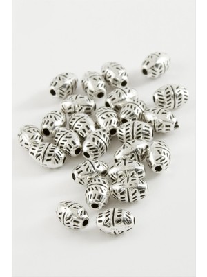 Sepetim Oval Tesbih Ara Aparatı 50 Gram-Gümüş Rengi