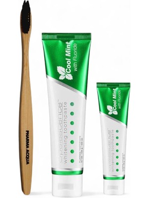 Opalescence Cool Mint Beyazlatıcı Diş Macunu 133 gr  + Diş Macunu 28 gr +  Pharma Acqua Bambu Yumuşak Diş Fırçası
