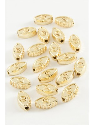 Sepetim Göz Metal Bileklik ve Kolye Ucu Aparatı 1 Adet-Sarı