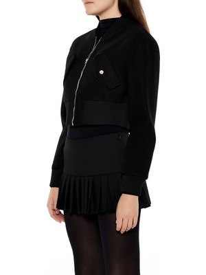 F21 Fermuarlı Bomber Ceket