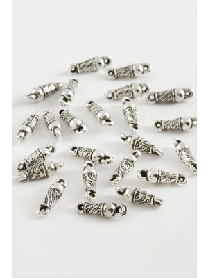 Sepetim Oval Tesbih Püskül Aparatı 50 Gram-Gümüş Rengi