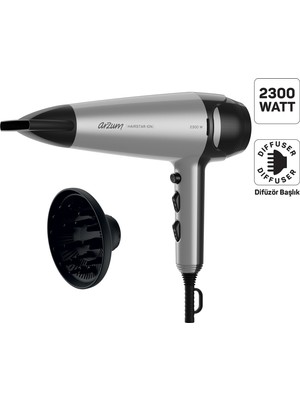 Hairstar Ion Saç Kurutma Makinesi - Gri - AR5119