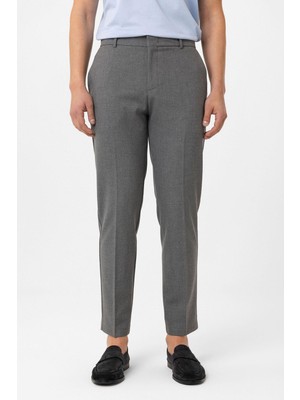 Antioch Gri Slim Fit Comfort Erkek Pantolon
