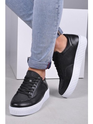 Deridün Yıldız Shoes MN017 - Fbt Pyramid Erkek Ayakkabı Sıyah