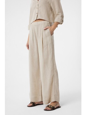 Antioch Taş Şerit Detaylı Kadın Pantolon